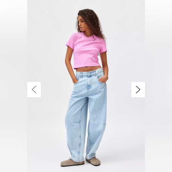 BDG Rih Extreme Barrel Mid-Rise Jean - Picture 3 of 16